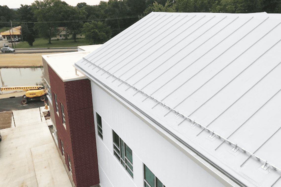 Woodridge Elementary School Commercial Roofing and Gutters Portfolio