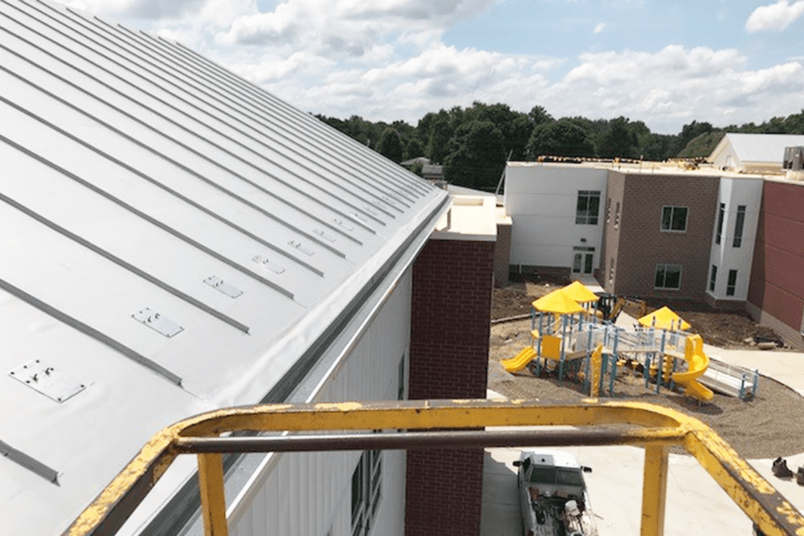 Woodridge Elementary School Commercial Roofing and Gutters Portfolio