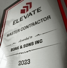 2023 Elevate Master Contractor Award - Sam Boak