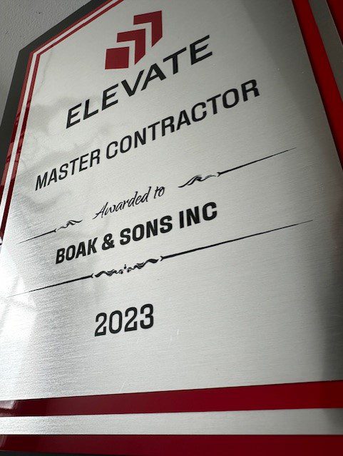 2023 Elevate Master Contractor Award
