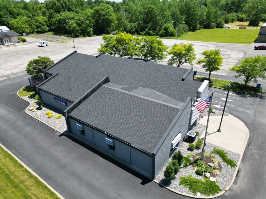 Premier Bank and Boak & Sons for the roofing system installation at the bank’s Austintown location on Kirk Road