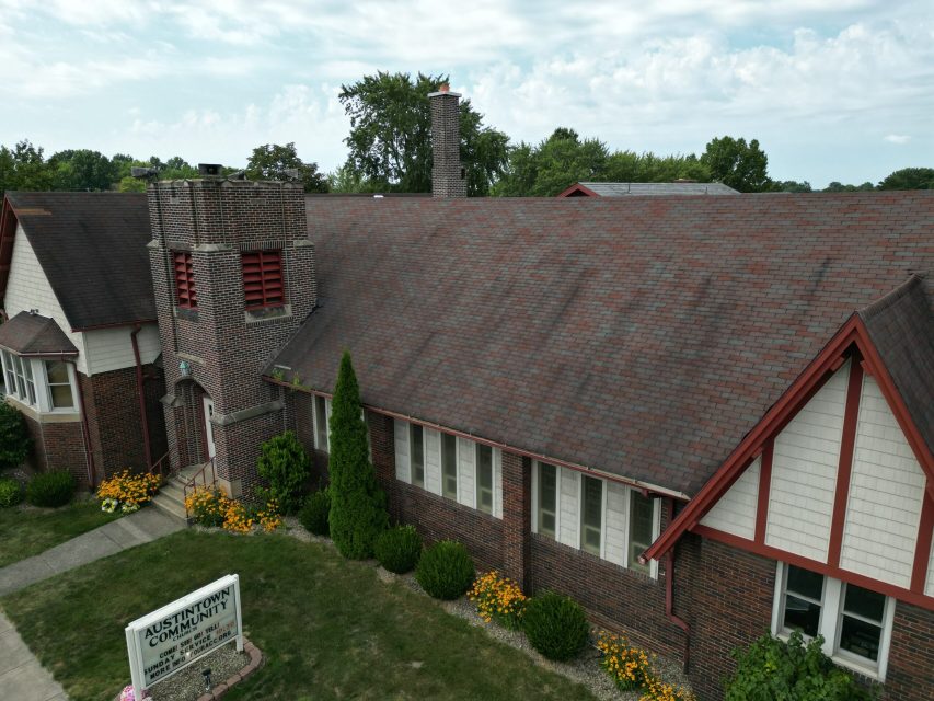 Boak & Sons Completes Part 1 of Shingle Replacement at Austintown Community Church