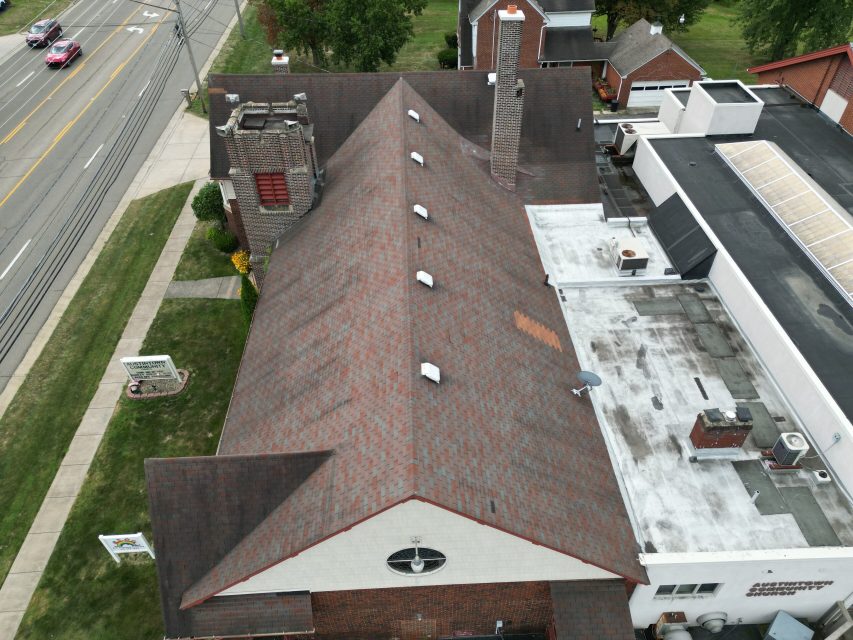 Boak & Sons Completes Part 1 of Shingle Replacement at Austintown Community Church